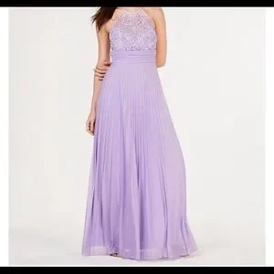 open lace back dress Poppy Satin Gown main image 0